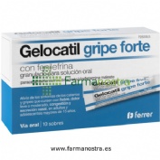 GELOCATIL GRIPE FORTE CON FENILEFRINA GRANULADO PARA SOLUCION ORAL 10 sobres