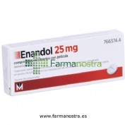 ENANDOL 25 mg COMPRIMIDOS RECUBIERTOS CON PELICULA, 10 comprimidos