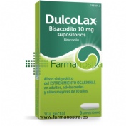 DULCOLAX BISACODILO 10 MG SUPOSITORIOS, 6 supositorios