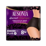 Absorbente incontinencia orina ligera ausonia discreet boutique pants 8 unidades talla m - ausonia d