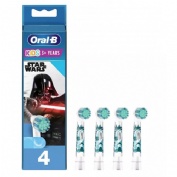 Cepillo dental electrico infantil recambios oral-b pro kids 3+ star wars 4 recambios - oral-b pro ki