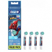Cepillo dental electrico infantil recambios oral-b pro kids 3+ spiderman 4 recambios - oral-b pro ki