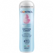 Control cotton candy gel de masaje hidratante  1 envase 200 ml