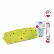 Chicco set dental higiene infantil  3 - 6 años color rosa