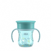 Chicco vaso perfect 360 azul 200ml 12m+