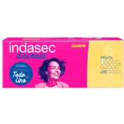 Indasec compresa perdidas leves (micro 45 ml 28 u)