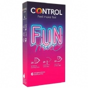 Control fun preservativos mix 6 unidades - preservativos