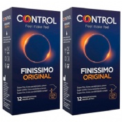 Control finissimo preservativos 2 envases 12 unidades - preservativos