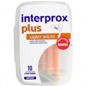 INTERPROX PLUS cepillo espacio interproximal (super micro envase ahorro 10 u)