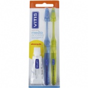 Cepillo dental adulto vitis access medio blister 2 unidades - vitis access