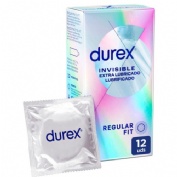 Durex invisible extra fino extra lubricado preservativos 12 unidades - preservativos