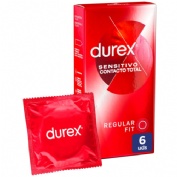 Durex sensitivo contacto total preservativos 6 unidades - preservativos