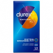 Durex natural xl - preservativos (12 u)