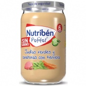 Nutriben ternera con judias verdes y zanahorias (1 potito 235 g)