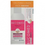 Bucomed pasta gingivitis + colutorio gingivitis  1 tubo 125 ml sabor menta + 1 envase 500 ml pack