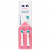 Cepillo dental electrico recambio kin sensitive 2 unidades - kin sensitive