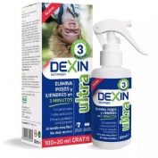 Dexin ultra anti piojos 3 min 100ml+20 gratis