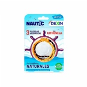 Dexin pulsera aromatica citronela  3 unidades nautic