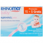 narhinel confort aspirador recambio (20 blando desechable)