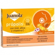 juanola propolis pastillas naranja (24 pastillas)