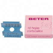BETER cortacallos recambio cuchillas (10 hojas)