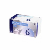Aguja de insulina - novofine tip etw (100 unidades 32 g (0,23/5 mm x 6 mm))