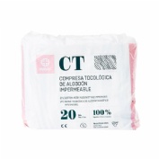 Compresa tocologica de algodon indas 20 unidades
