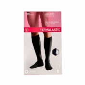 Calcetin (a-d) compresion normal farmalastic 2 unidades talla grande color azul - farmalastic