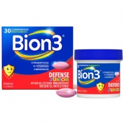 Bion 3 defense junior  30 comprimidos masticables sabor frambuesa