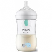 Biberon anti-colic philips avent natural response air free + 1 mes 1 unidad 260 ml elefante - philip