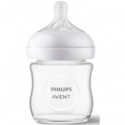Biberon anti-colic cristal philips avent natural response + 0 meses 1 unidad 120 ml - philips avent 
