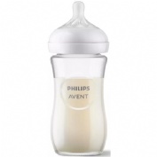 Biberon anti-colic cristal philips avent natural response + 1 mes 1 unidad 240 ml - philips avent na