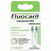 Cepillo interdental fluocaril pro medium 2 recambios