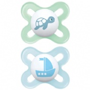 Chupete silicona fisiologico mam start 0 - 2 meses a pack doble - mam start