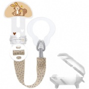 Broche para chupete y cubierta de proteccion mam clip it! & cover 1 unidad color verde - mam clip it