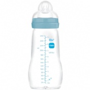 Biberon cristal mam feel good + 2 meses 1 unidad a 260 ml - mam feel good