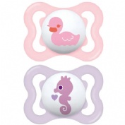 Chupete silicona simetrica mam air 2 - 6 meses r pack doble - mam air