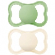 Chupete silicona simetrica mam air + 16 meses matt n pack doble - mam air