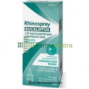 RHINOSPRAY EUCALIPTUS 1,18 mg/ ml SOLUCION PARA PULVERIZACION NASAL , 1 envase pulverizador de 10 ml
