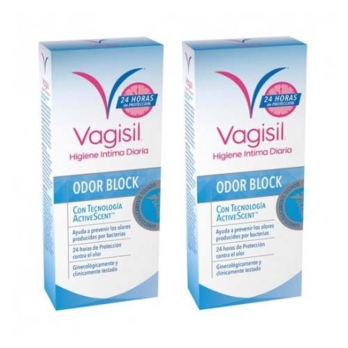 vagisil higiene intima odor block (pack 2 x 250 ml)