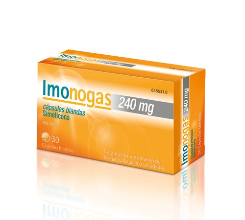 IMONOGAS 240 mg CAPSULAS BLANDAS, 30 cápsulas