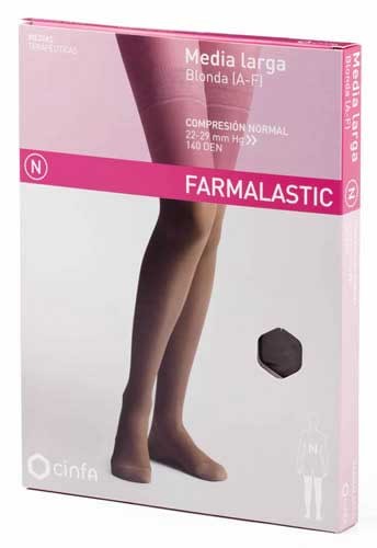 FARMALASTIC BLONDA media larga (a-f) comp normal (capuchino t- reina plus)