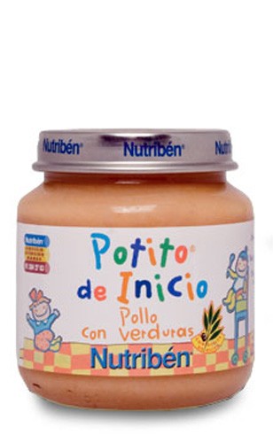 nutriben pollo con verduras (potito inicio 130 g)