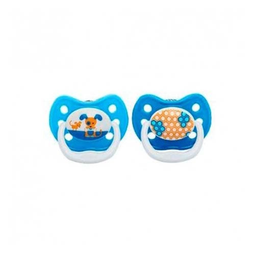 Chupete silicona (2¬ etapa  6 - 18 m pack 2 u)