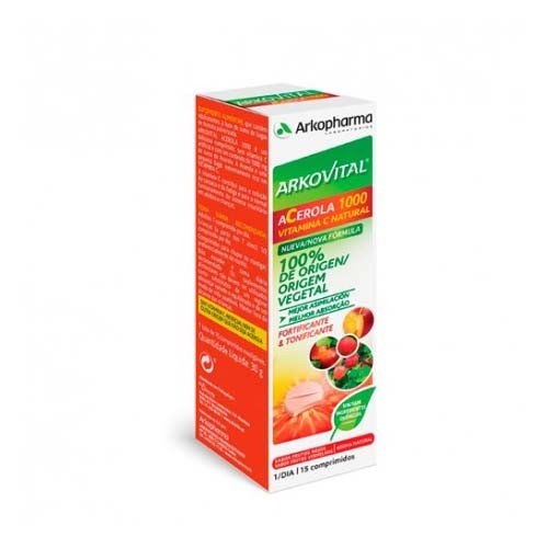 arkovital acerola 1000 (15 comp masticables)