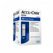 Tiras reactivas glucemia - accu-chek aviva (10 unidades)