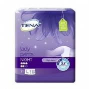 TENA LADY PANTS NIGHT absorb inc orina ligera (large 7 u)
