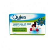 Tapones oidos silicona - quies agua (natacion 6 unidades niño)
