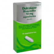 DULCOLAXO BISACODILO 10 mg SUPOSITORIOS , 6 supositorios