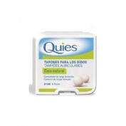 Tapones oidos cera - quies (natural 16 unidades)